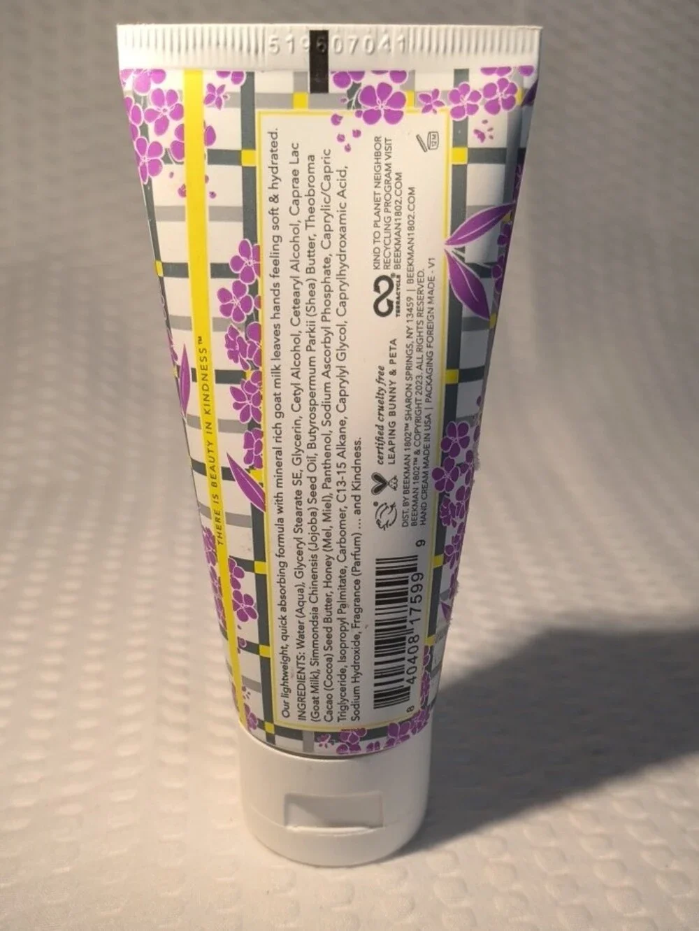 Beekman 1802 Lilac Dream Hand Cream - Purple, White, Yellow